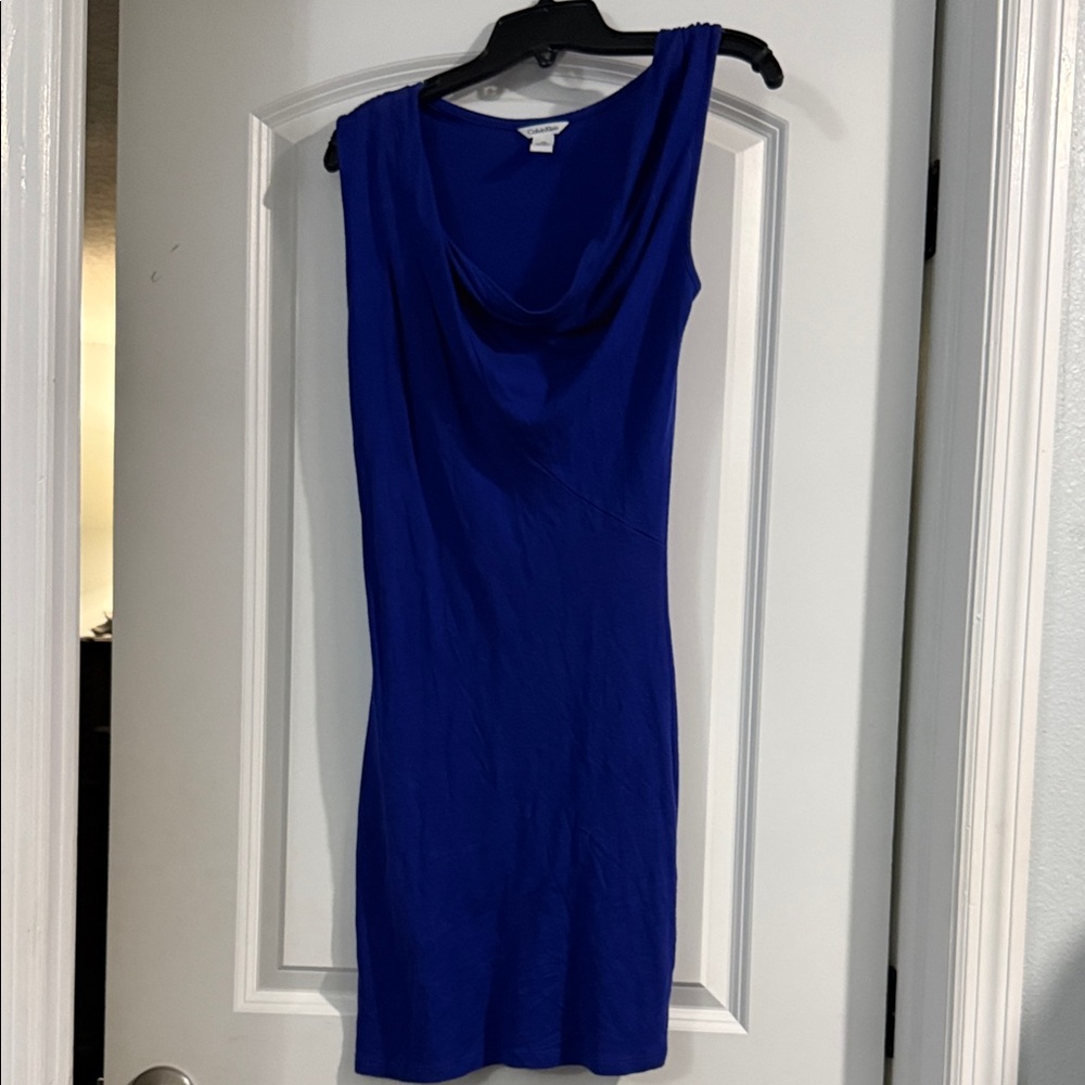 Calvin Klein Royal Blue Mini Dress